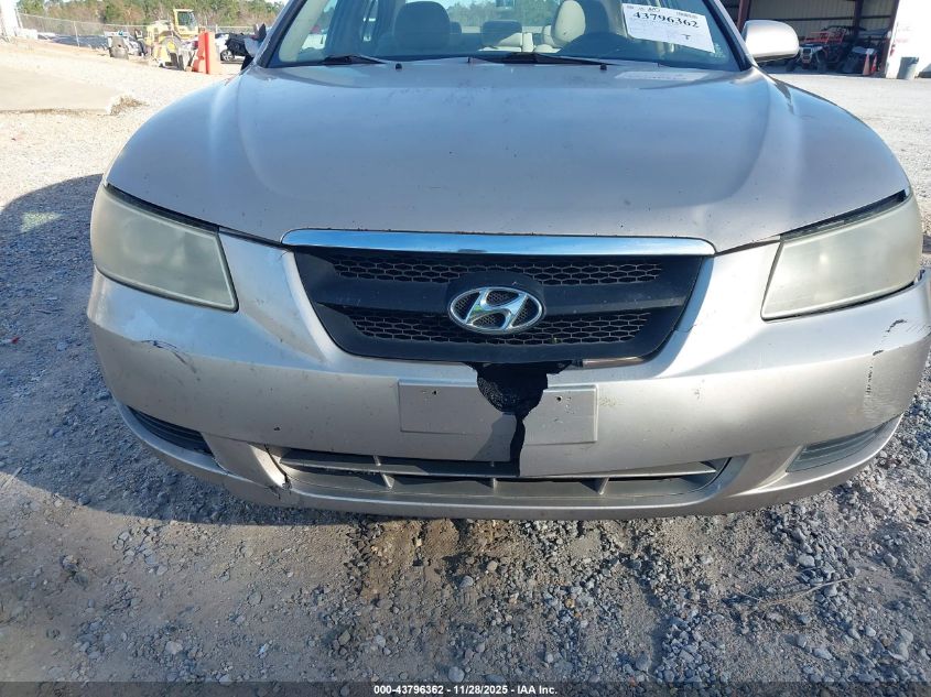 2008 Hyundai Sonata Gls VIN: 5NPET46C68H391756 Lot: 43796362