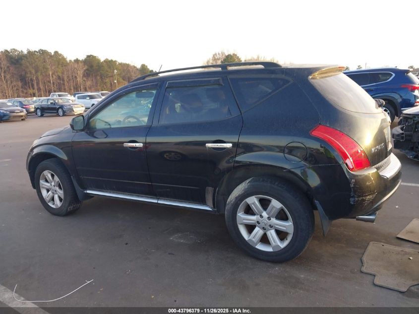 2007 Nissan Murano Sl VIN: JN8AZ08W37W632912 Lot: 43796379