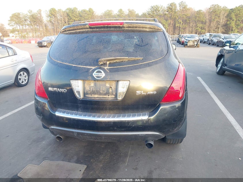 2007 Nissan Murano Sl VIN: JN8AZ08W37W632912 Lot: 43796379