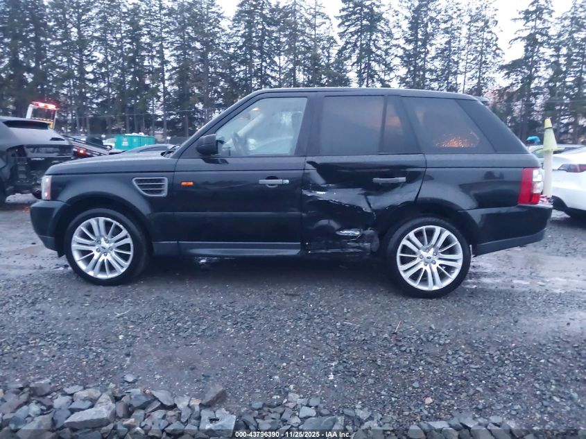 2008 Land Rover Range Rover Sport Hse VIN: SALSF25478A120181 Lot: 43796390