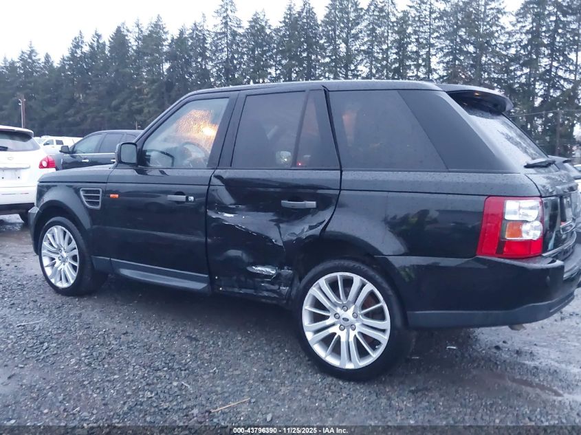 2008 Land Rover Range Rover Sport Hse VIN: SALSF25478A120181 Lot: 43796390