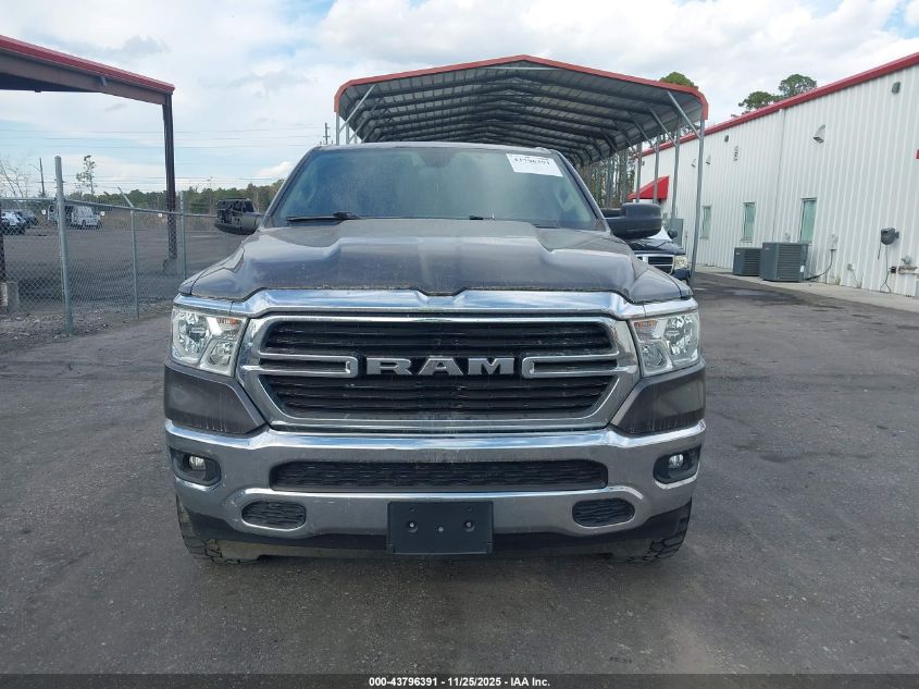 2019 Ram 1500 Big Horn/Lone Star 4X4 5'7 Box VIN: 1C6SRFFT8KN877013 Lot: 43796391