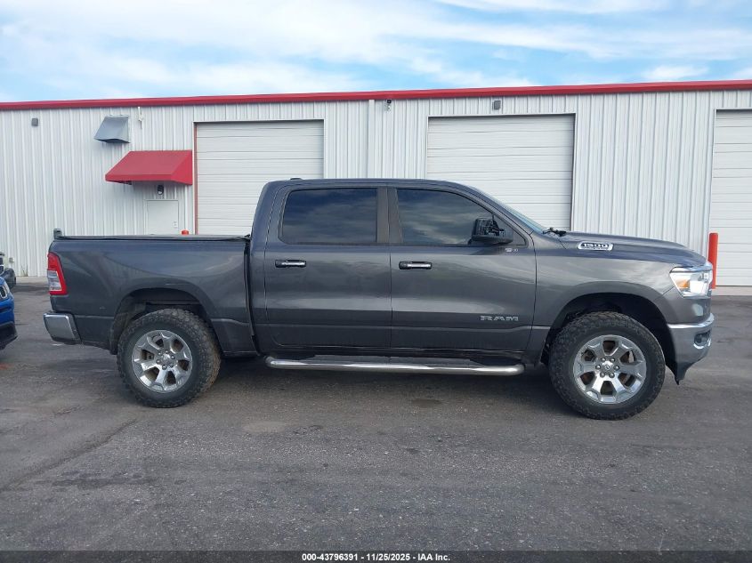 2019 Ram 1500 Big Horn/Lone Star 4X4 5'7 Box VIN: 1C6SRFFT8KN877013 Lot: 43796391