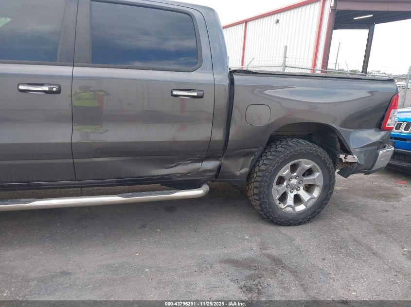 2019 Ram 1500 Big Horn/Lone Star 4X4 5'7 Box VIN: 1C6SRFFT8KN877013 Lot: 43796391