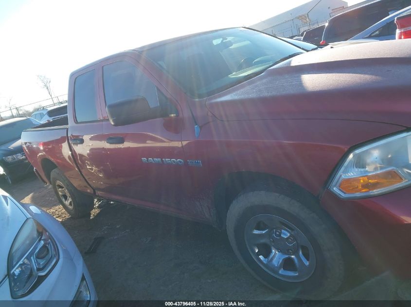 2012 Ram 1500 St VIN: 1C6RD7FT4CS284657 Lot: 43796405