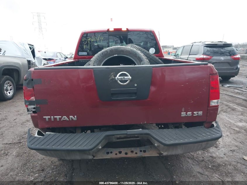 2005 Nissan Titan Se VIN: 1N6BA06A35N574847 Lot: 43796408
