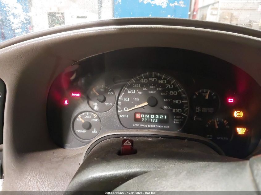 2003 Chevrolet Astro VIN: 1GNDM19XX3B115796 Lot: 43796420