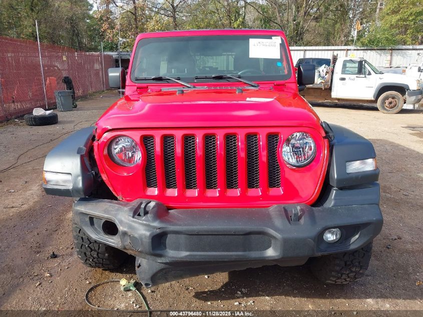 2019 Jeep Wrangler Unlimited Sport S 4X4 VIN: 1C4HJXDN2KW577899 Lot: 43796480