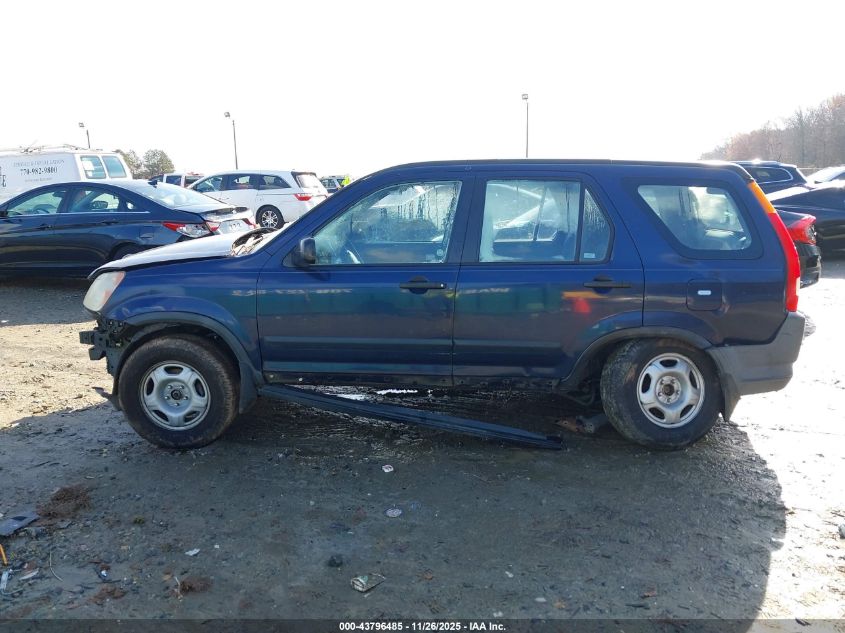 2004 Honda Cr-V Lx VIN: SHSRD68464U204310 Lot: 43796485