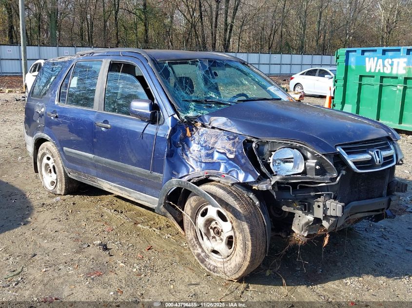 2004 Honda Cr-V Lx VIN: SHSRD68464U204310 Lot: 43796485