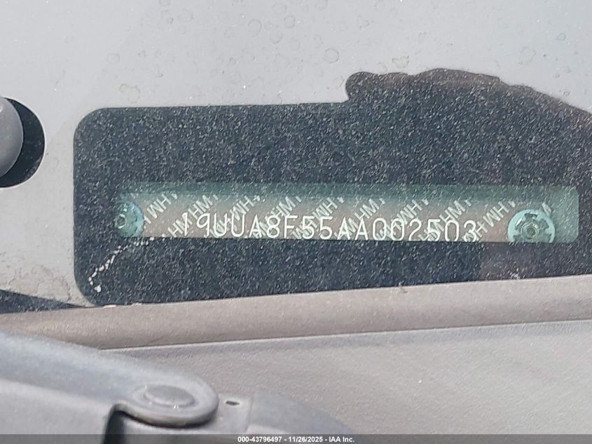 2010 Acura Tl 3.5 VIN: 19UUA8F55AA002503 Lot: 43796497