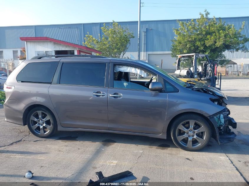 2017 Toyota Sienna Se 8 Passenger VIN: 5TDXZ3DC1HS782831 Lot: 43796563