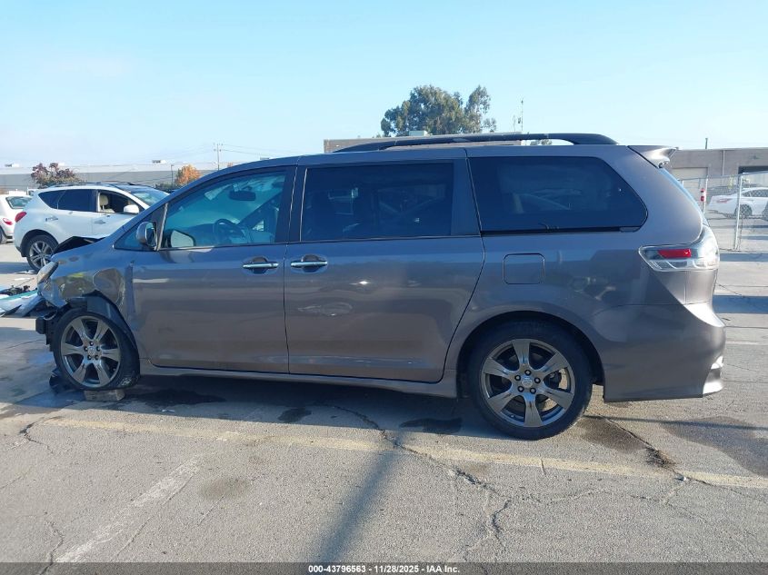 2017 Toyota Sienna Se 8 Passenger VIN: 5TDXZ3DC1HS782831 Lot: 43796563