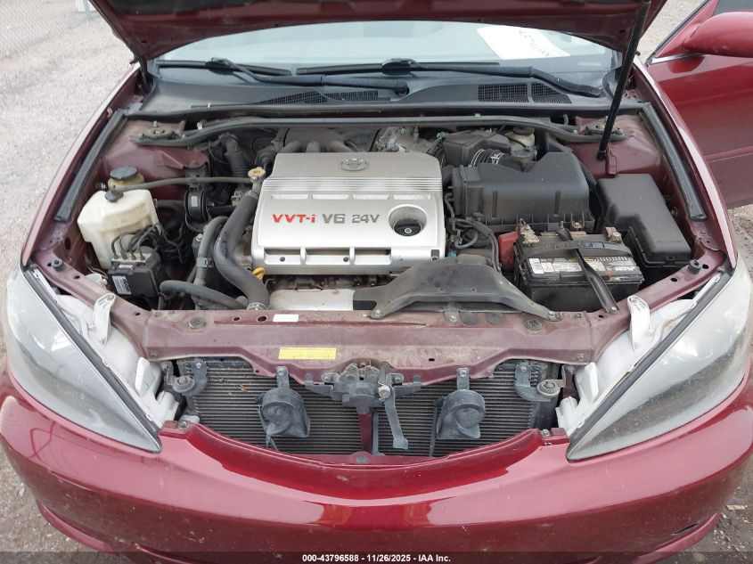 2004 Toyota Camry Le V6 VIN: 4T1BF32K64U077411 Lot: 43796588