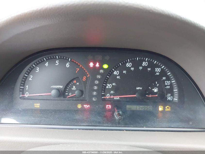 2004 Toyota Camry Le V6 VIN: 4T1BF32K64U077411 Lot: 43796588