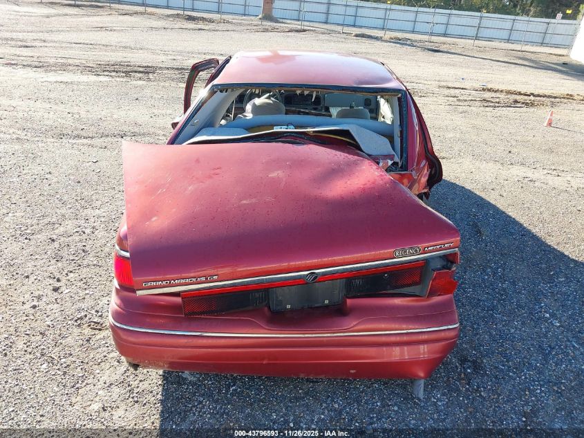 1997 Mercury Grand Marquis Gs VIN: 2MELM74W6VX739910 Lot: 43796593