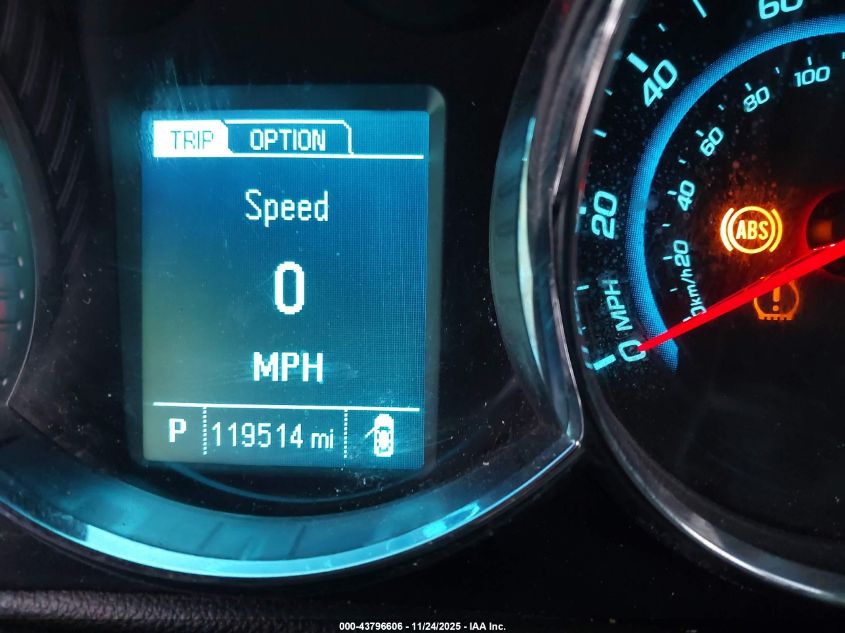 2013 Chevrolet Cruze Ltz VIN: 1G1PG5SB9D7216814 Lot: 43796606