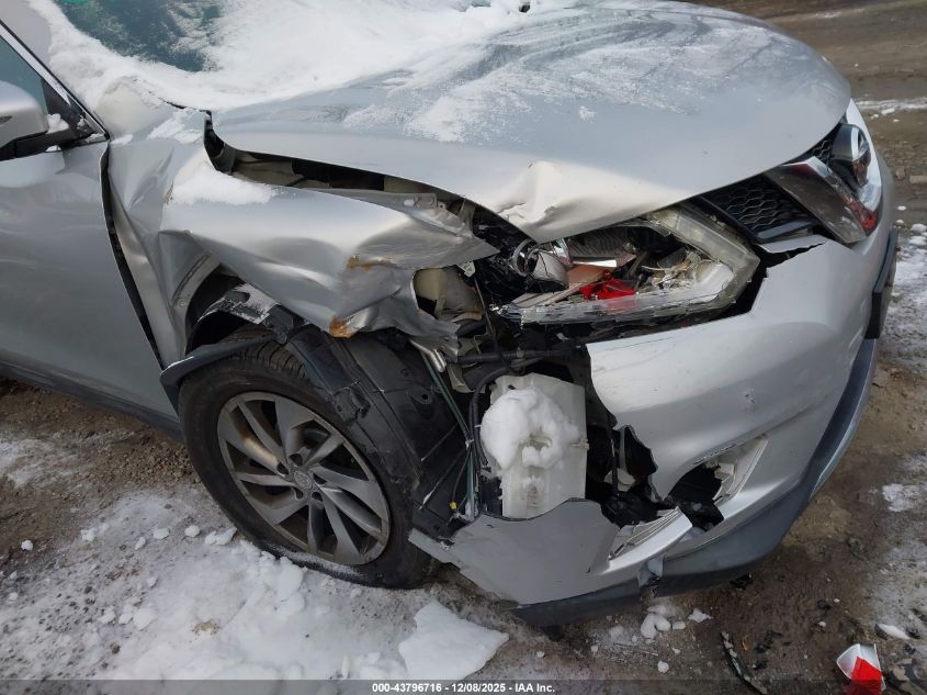 2015 Nissan Rogue Sl VIN: 5N1AT2MV3FC795352 Lot: 43796716