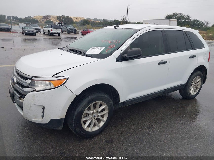 Vin: 2fmdk3gc0eba74646, lot: 44292198, ford edge se 20142