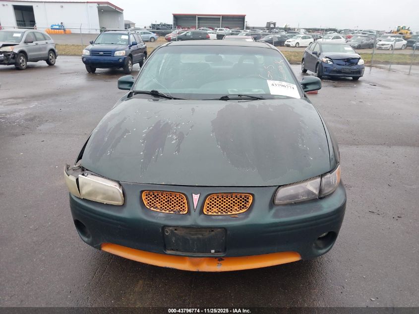 2000 Pontiac Grand Prix Gt VIN: 1G2WP12K8YF154074 Lot: 43796774
