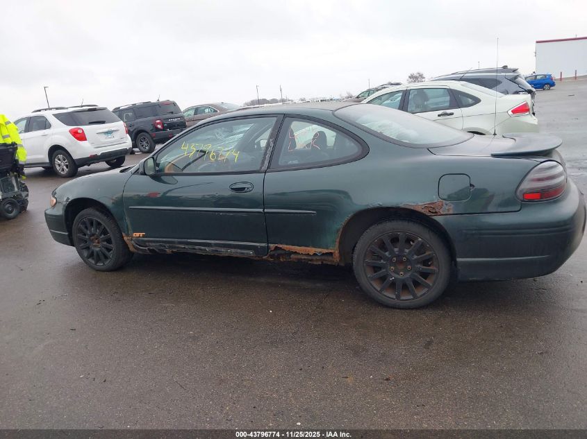 2000 Pontiac Grand Prix Gt VIN: 1G2WP12K8YF154074 Lot: 43796774