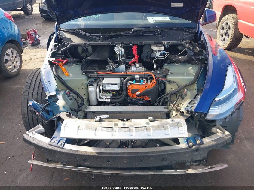 2023 Tesla Model Y Awd/Long Range Dual Motor All-Wheel Drive VIN: 7SAYGDEE1PA142167 Lot: 43796818