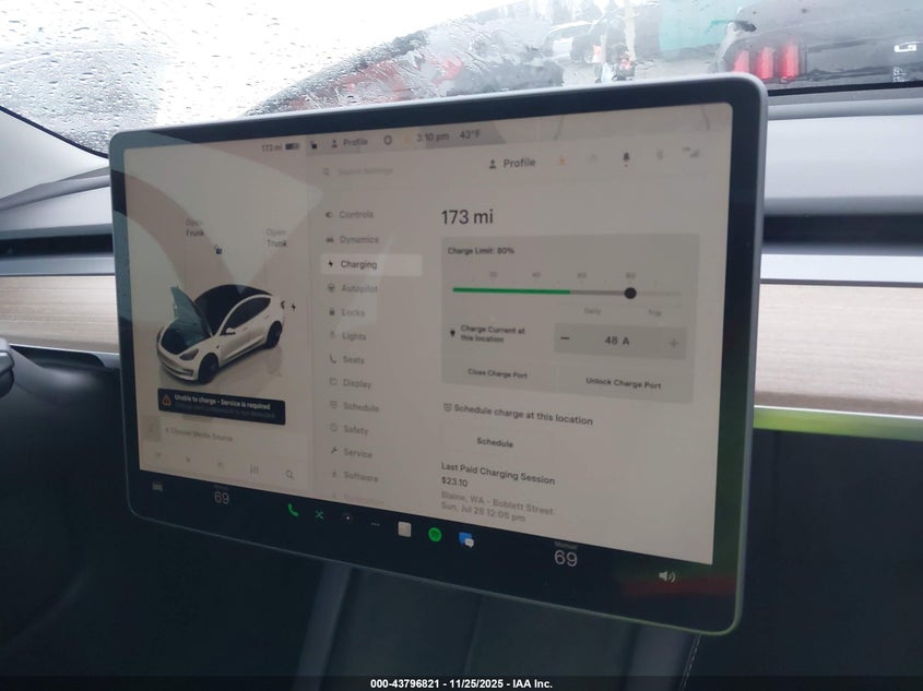 2022 Tesla Model 3 Long Range Dual Motor All-Wheel Drive VIN: 5YJ3E1EB5NF317960 Lot: 43796821