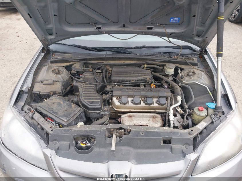 2004 Honda Civic Lx VIN: 2HGES16534H555990 Lot: 43796823