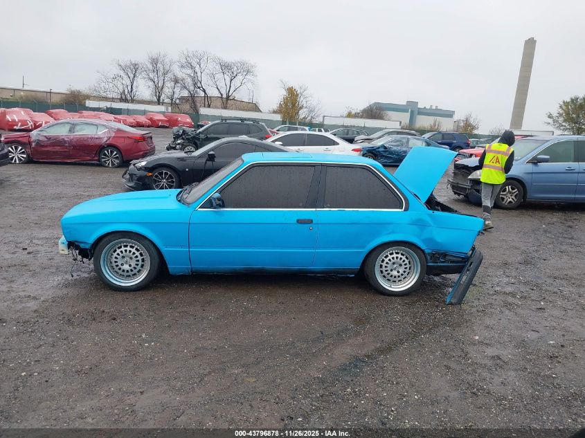 1989 BMW 325 I/Is VIN: WBAAA1301KEC65065 Lot: 43796878