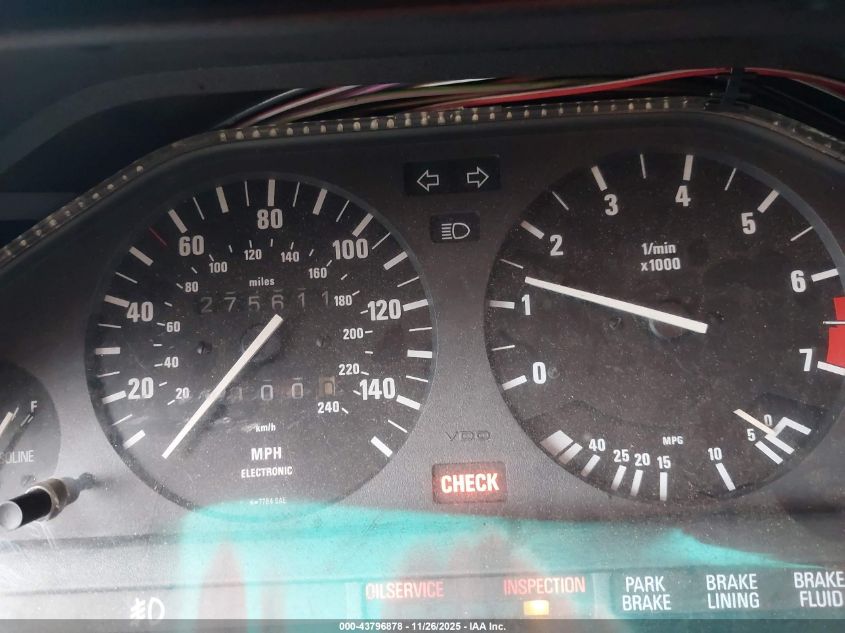 1989 BMW 325 I/Is VIN: WBAAA1301KEC65065 Lot: 43796878