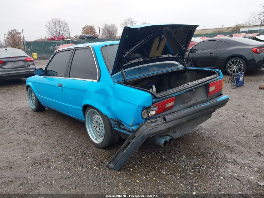 1989 BMW 325 I/Is VIN: WBAAA1301KEC65065 Lot: 43796878