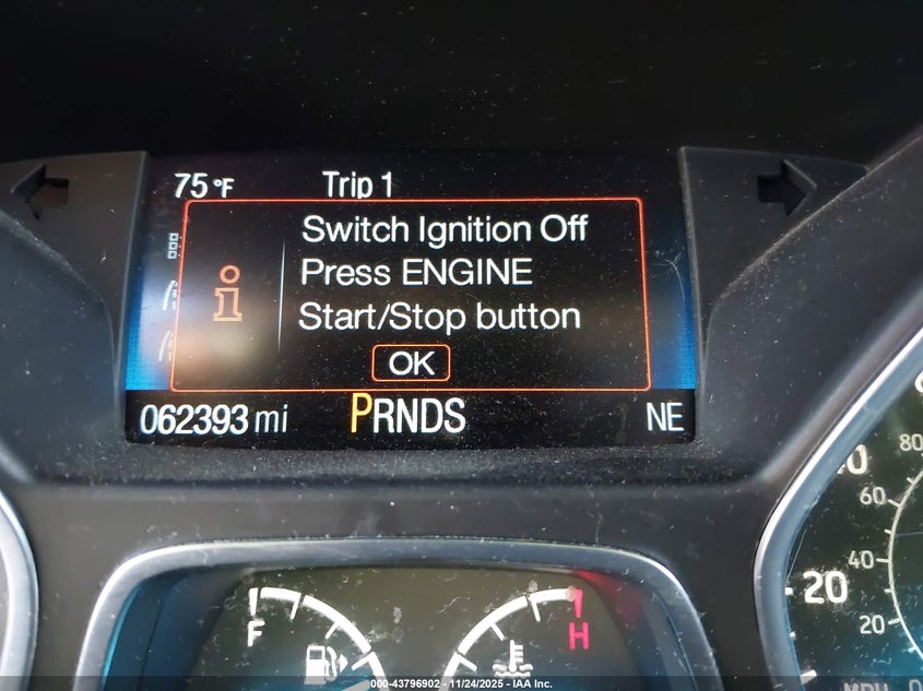 2018 Ford Escape Titanium VIN: 1FMCU9J9XJUB44244 Lot: 43796902