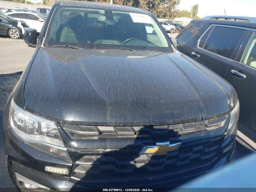 2021 Chevrolet Colorado 2Wd Long Box Lt VIN: 1GCHSCEA9M1206563 Lot: 43796912