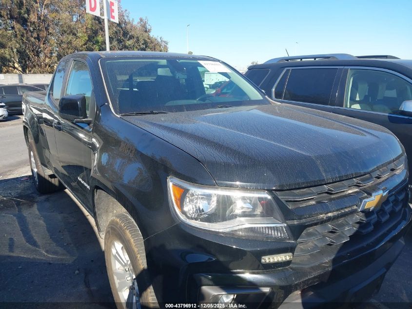 2021 Chevrolet Colorado 2Wd Long Box Lt VIN: 1GCHSCEA9M1206563 Lot: 43796912