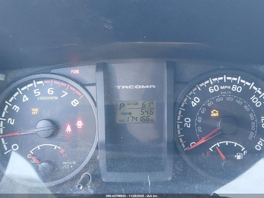 2017 Toyota Tacoma Sr VIN: 5TFRX5GN9HX085022 Lot: 43796920