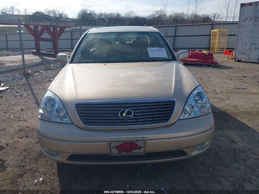 2002 Lexus Ls 430 VIN: JTHBN30F820088054 Lot: 43796956