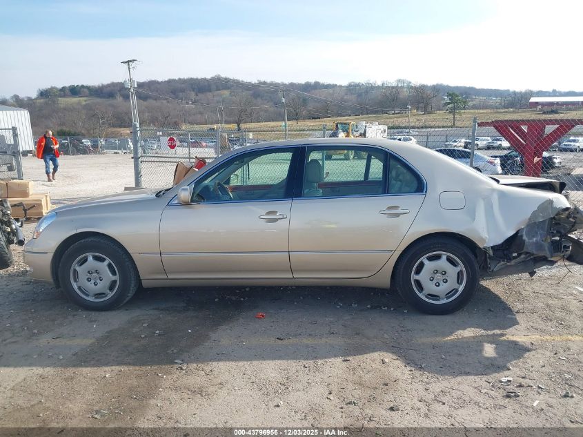 2002 Lexus Ls 430 VIN: JTHBN30F820088054 Lot: 43796956