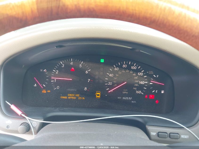 2002 Lexus Ls 430 VIN: JTHBN30F820088054 Lot: 43796956