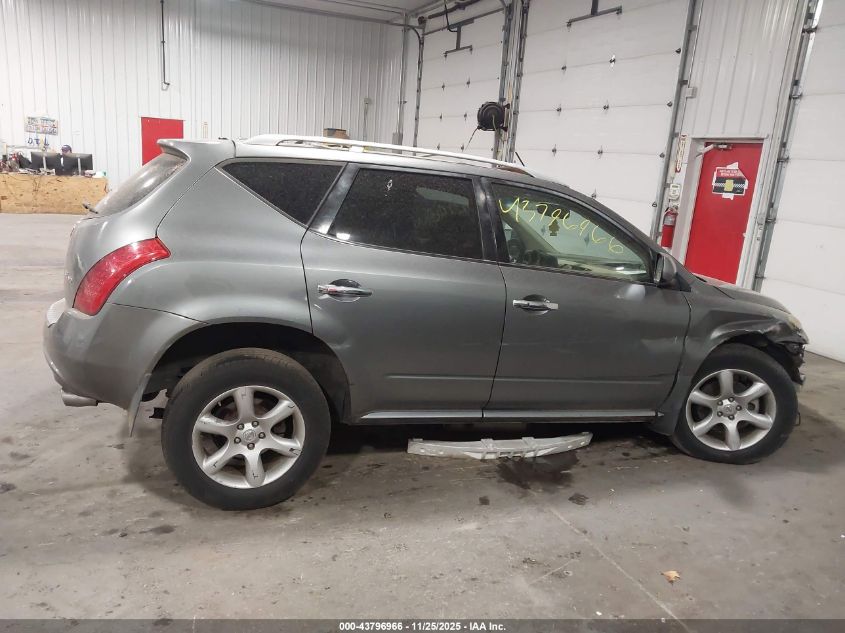 2007 Nissan Murano Se VIN: JN8AZ08W07W625819 Lot: 43796966