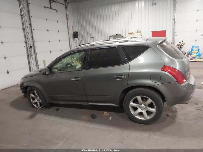2007 Nissan Murano Se VIN: JN8AZ08W07W625819 Lot: 43796966