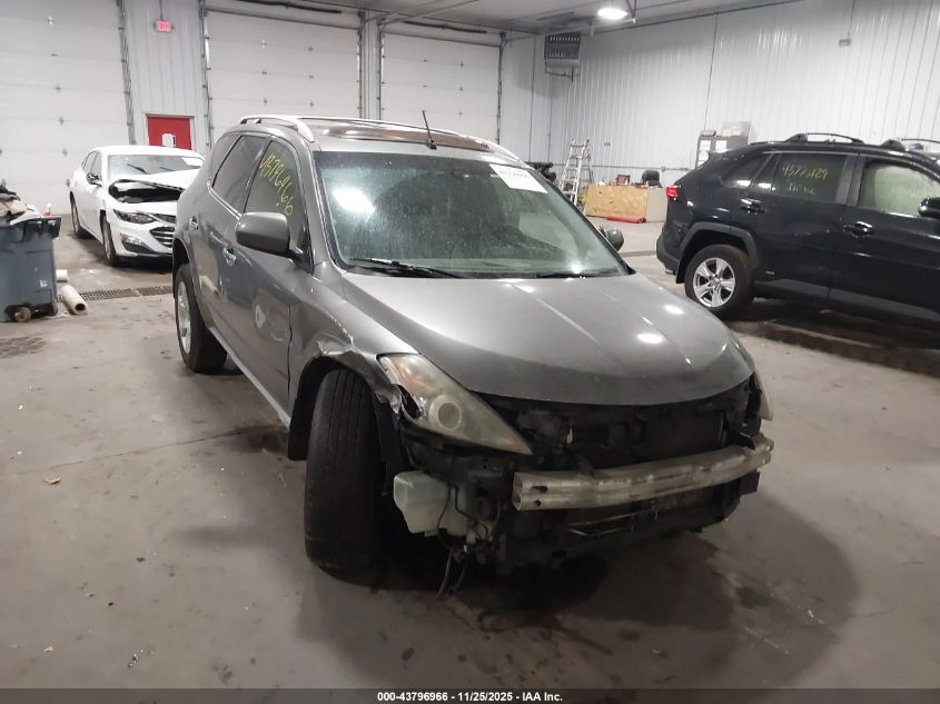 2007 Nissan Murano Se VIN: JN8AZ08W07W625819 Lot: 43796966