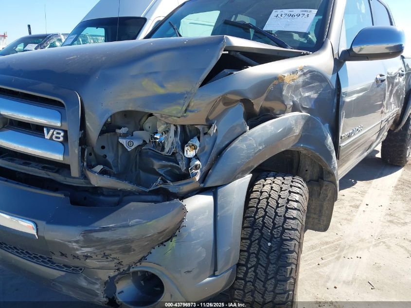 2006 Toyota Tundra Sr5 V8 VIN: 5TBDT44186S514700 Lot: 43796973