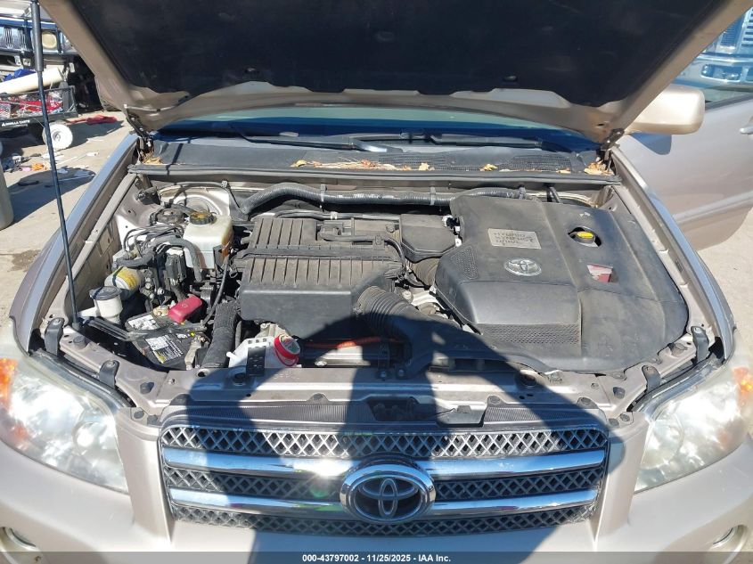 2007 Toyota Highlander Hybrid V6 VIN: JTEHW21A170039934 Lot: 43797002