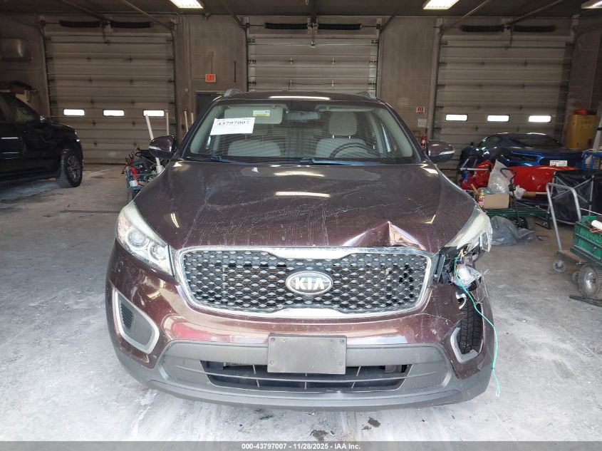 2016 Kia Sorento 3.3L Lx VIN: 5XYPGDA53GG038743 Lot: 43797007