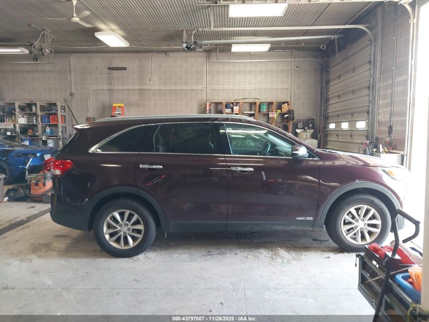 2016 Kia Sorento 3.3L Lx VIN: 5XYPGDA53GG038743 Lot: 43797007