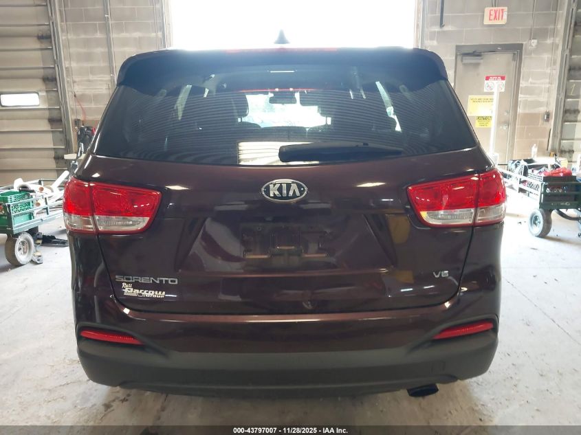 2016 Kia Sorento 3.3L Lx VIN: 5XYPGDA53GG038743 Lot: 43797007