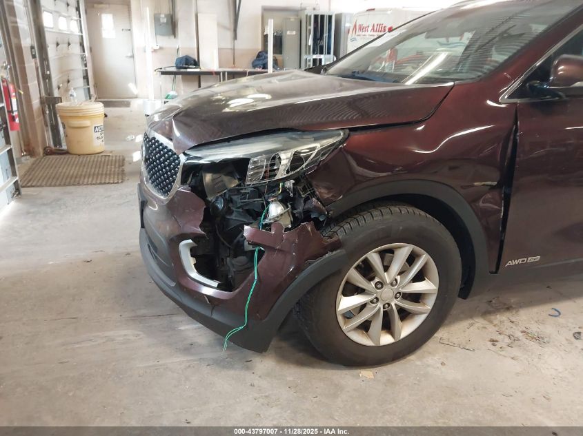 2016 Kia Sorento 3.3L Lx VIN: 5XYPGDA53GG038743 Lot: 43797007