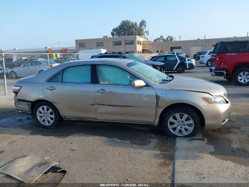 2007 Toyota Camry Hybrid VIN: JTNBB46K573027587 Lot: 43797012
