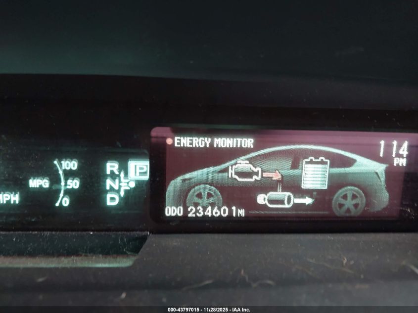 2012 Toyota Prius Three VIN: JTDKN3DU2C5500581 Lot: 43797015