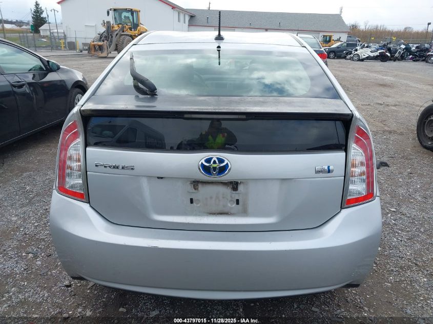 2012 Toyota Prius Three VIN: JTDKN3DU2C5500581 Lot: 43797015